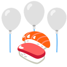 Sushi and Balloon