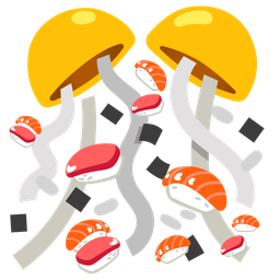 Sushi and Confetti ball