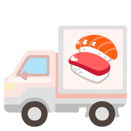 Sushi and Delivery truck