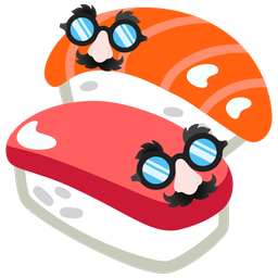Sushi and Disguised face