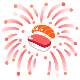 Sushi and Fireworks