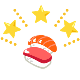 Sushi and Glowing star