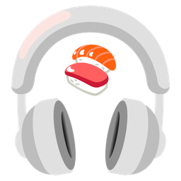 Sushi and Headphone
