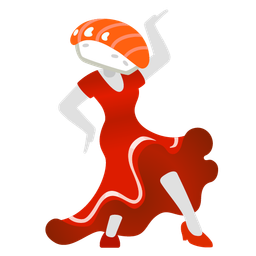 Sushi and High-heeled shoe