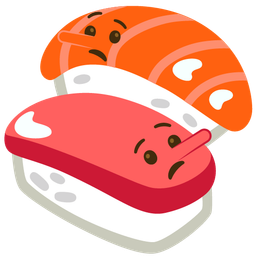 Sushi and Lying face