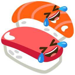 Sushi and Rolling on the floor laughing