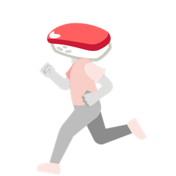 Sushi and Running shoe