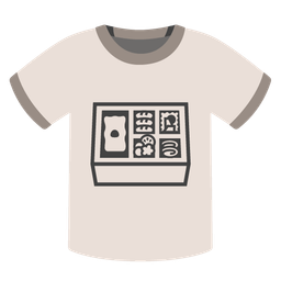 t-shirt and bento box