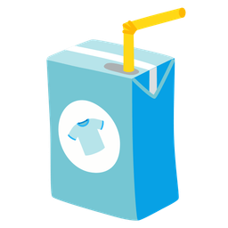 t-shirt and beverage box