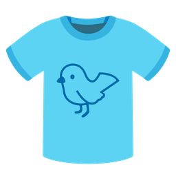 t-shirt and bird