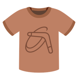 t-shirt and boomerang