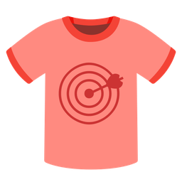 t-shirt and bow and arrow