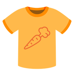 t-shirt and carrot