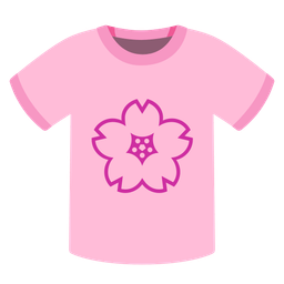 t-shirt and cherry blossom