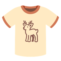 t-shirt and deer