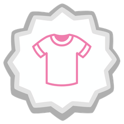 t-shirt and fish cake with swirl