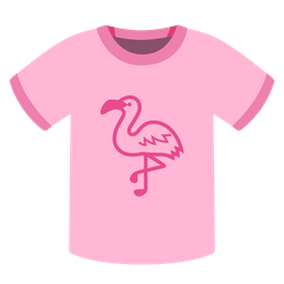 t-shirt and flamingo