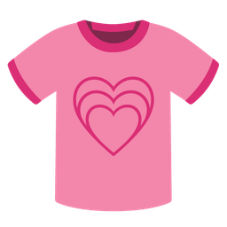 t-shirt and growing heart