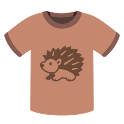 t-shirt and hedgehog