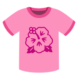 t-shirt and hibiscus