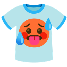 t-shirt and hot face