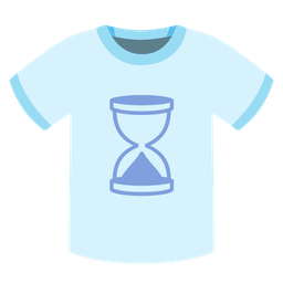 t-shirt and hourglass done