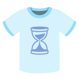 t-shirt and hourglass not done