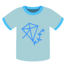 t-shirt and kite