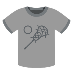t-shirt and lacrosse