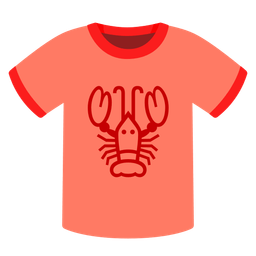 t-shirt and lobster