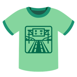 t-shirt and motorway