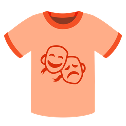 t-shirt and performing arts