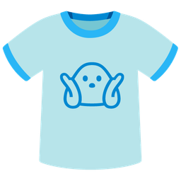 t-shirt and person shrugging