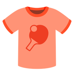 t-shirt and ping pong