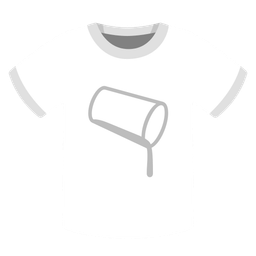 t-shirt and pouring liquid