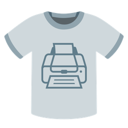 t-shirt and printer