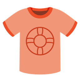 t-shirt and ring buoy