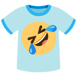 T-shirt and Rolling on the floor laughing