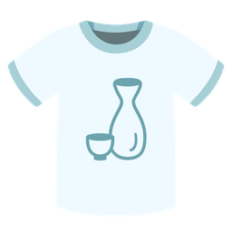 t-shirt and sake