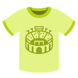 t-shirt and stadium