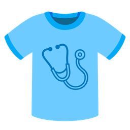 t-shirt and stethoscope