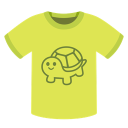 t-shirt and turtle