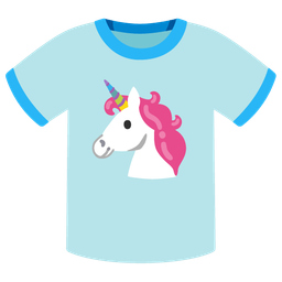 t-shirt and unicorn