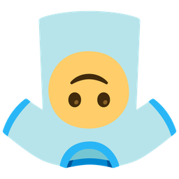 T-shirt and Upside-down face