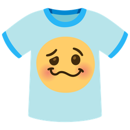 t-shirt and woozy face
