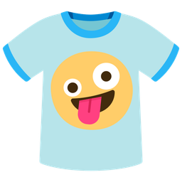 T-shirt and Zany face