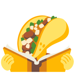 taco and books