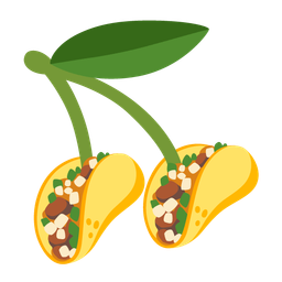 taco and cherries