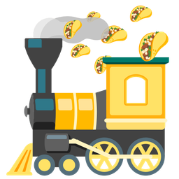 taco and locomotive