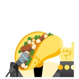 taco and microphone